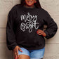 Simply Love Full Size Christmas MERRY AND BRIGHT Graphic Sweatshirt