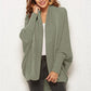 Open Front Batwing Sleeve Cardigan