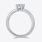 1 Carat Moissanite 925 Sterling Silver Solitaire Ring 💜
