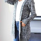 Heathered Open Front Cardigan with Pockets