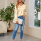 V-Neck Long Sleeve Top