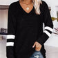 Full Size V-Neck Raglan Sleeve T-Shirt