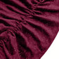 Women's Lucetta Glitter Ruched Cowl Neck Wrap Dress