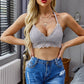 SO COMFY Long Line Lace Bralette in Beige or Gray