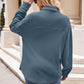Collared Neck Dropped Shoulder Shirt