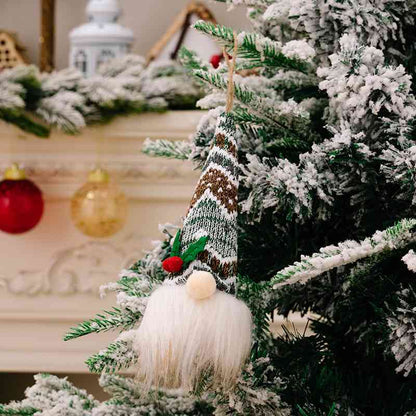 Assorted Christmas 2-Piece Light-Up Gnome Hanging Widgets Ornaments