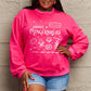 Simply Love Christmas Themed Full Size GINGERBREAD Long Sleeve Sweatshirt