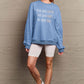Simply Love Full Size Letter Graphic Round Neck Sweatshirt