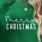 MERRY CHRISTMAS Dropped Shoulder Sweatshirt