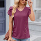 V-Neck Short Sleeve T-Shirt
