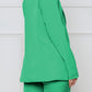 HANNAH MEA Full Size Long Sleeve Blazer and Shorts Set