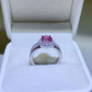 1 Carat Moissanite 925 Sterling Silver Ring 💜