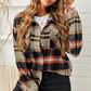 Plaid Pocketed Button Down Shacket