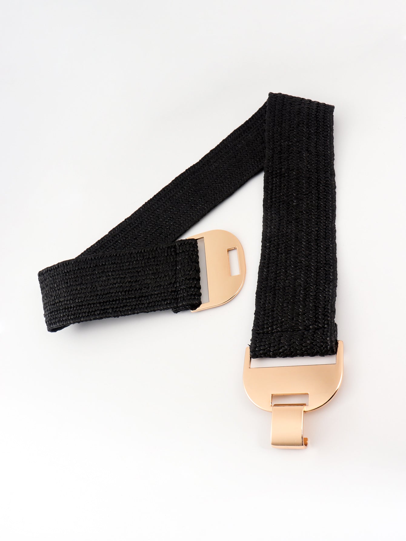 Women's Alloy Buckle Elastic Belt