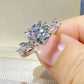 2 Carat Moissanite 925 Sterling Silver Ring