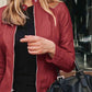 Mock Neck Zip Up Jacket