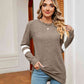 Round Neck Long Sleeve Top