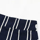 Women's Striped Slit Wide Leg Pants