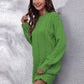 Athena Rea Cable-Knit Round Neck Sweater Dress