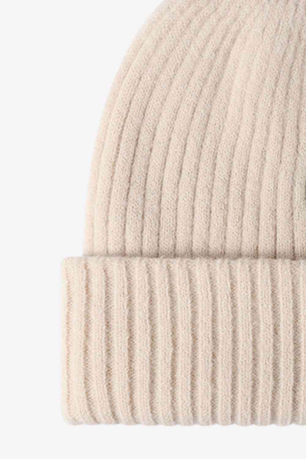 CHIC HATZ HAPPY Hat Contrast Beanie