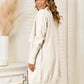 Long Sleeve Open Front Longline Cardigan