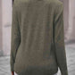 Round Neck Buttoned Long Sleeve T-Shirt