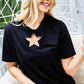 BiBi Star Cutout Short Sleeve T-Shirt - Brand BiBi