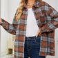 Plaid Collared Shirt Jacket