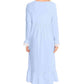 Full Size Lace Detail Square Neck Flounce Sleeve Night Dress