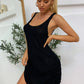 Drawstring Backless Mini Dress