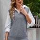 Quarter-Zip Ribbed Sweater Vest