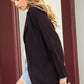 Kori America Open Front Long Sleeve Blazer