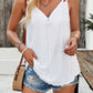 Eyelet V-Neck Double Strap Cami