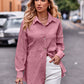 Full Size Dropped Shoulder Longline Shirt