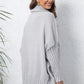Turtle Neck Long Sleeve Ribbed Sweater