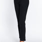 ACTIVE BASIC Cotton-Span Twill Straight Pants