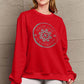 Simply Love SEASONAL THEMED Full Size SNOW DAY SUPPORTER Round Neck Sweatshirt