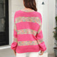 Striped Drop Shoulder Sweater