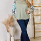 Hailey & Co Full Size Printed Round Neck Blouse