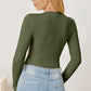 Adryane Jay Zip Up Long Sleeve Bodysuit