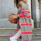 Ribbed Long Sleeve Cardigan