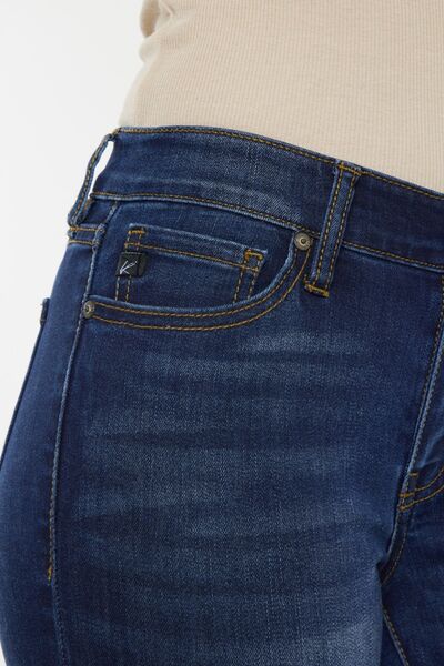 Kancan Mid Rise Gradient Skinny Jeans *