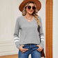 Full Size V-Neck Long Sleeve T-Shirt
