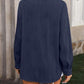 Button Up Dropped Shoulder Shirt