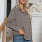 Printed Buttoned Long Sleeve Shirt