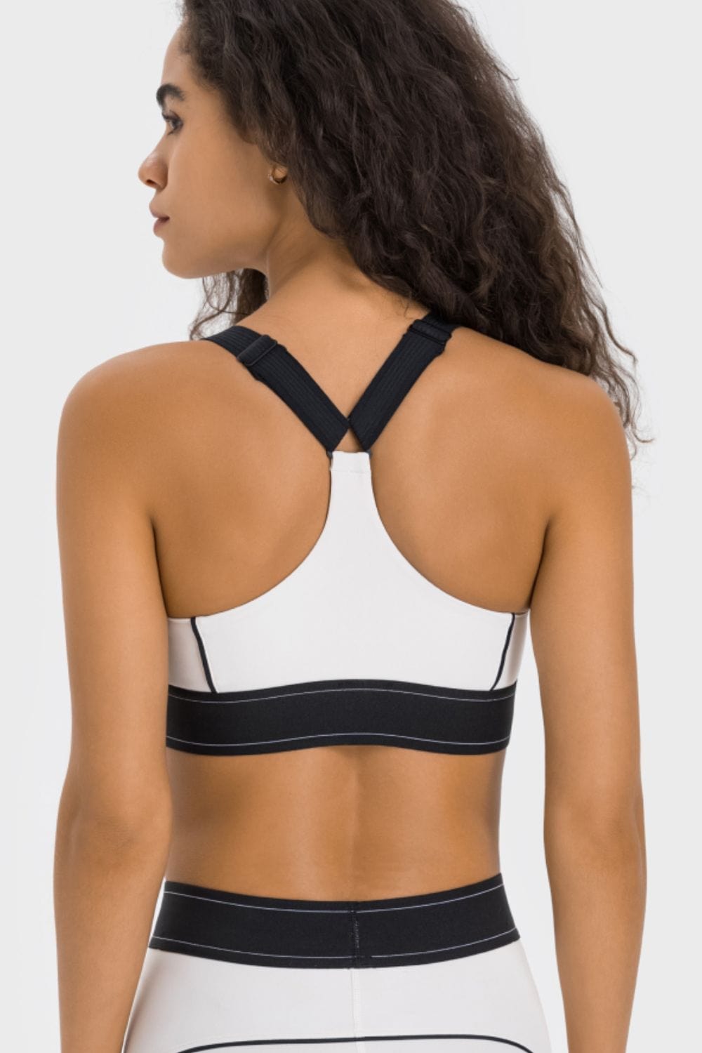 LB&M Style Contrast Sports Bra