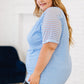 Plus Size V-Neck Raglan Sleeve Tee