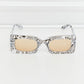 CUTIE Tortoiseshell Rectangle Polycarbonate Sunglasses
