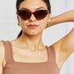 CUTIE Tortoiseshell Acetate Frame Sunglasses