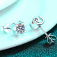 Women's Limitless Love 1 Carat Moissanite Stud Earrings